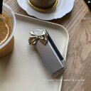 韓国 韓国雑貨 インテリア 小物 シルバーリボン ~ コンパクト ポータブル 折りたたみ 一体型 ミラー コーム エア バッグ メイクアップミラー 両用 メイクアップ タッチ アップ