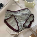 韓国 韓国雑貨 インテリア 小物 花 満月 月 生地 弾力性 色 ヒップ カバー レース パンティー 小柄 く て 魅惑的 ローウエスト レディース ブリーフ