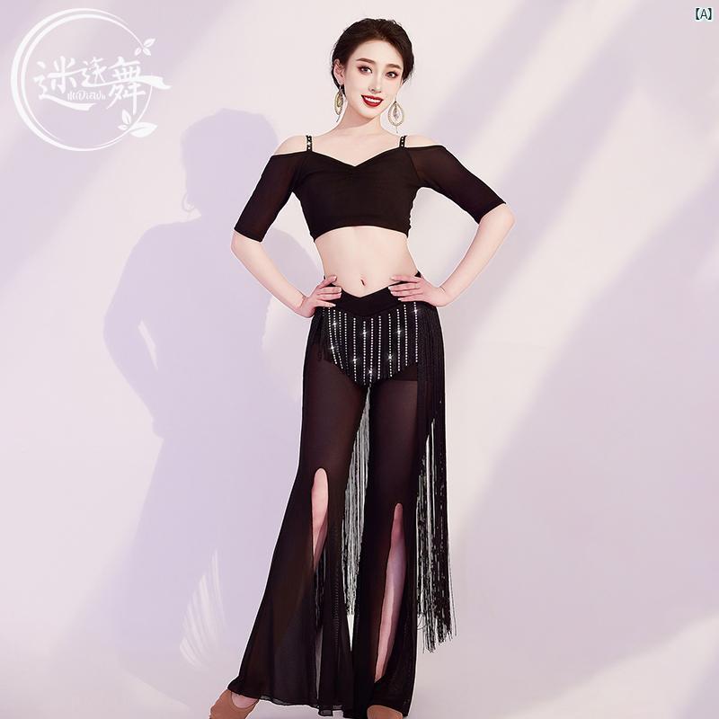 ローズマリー ダンス ベリーダンス スーツ新 練習 スーツ パンツ タッセル オリエンタル パフォーマンス レディース