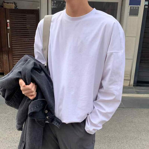 メンズ ファッション 韓国ファッション オシャレ 韓国 春 無地 ホワイト 長袖 Tシャツ メンズインナー 重ね着 シャツ おしゃれ 韓国 イン 快適 トレーナー メンズ ファッション 韓国ファッション オシャレ 韓国 春 無地 ホワイト 長袖 Tシャツ メンズインナー 重ね着 シャツ おしゃれ 韓国 イン 快適 トレーナー