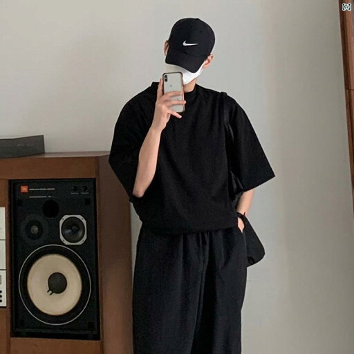 メンズ ファッション 韓国ファッション オシャレ 韓国 半袖 Tシャツ メンズ 夏 オーバー サイズ ラウンドネック 韓国 イン 風 七分袖 トップス メンズ ファッション 韓国ファッション オシャレ 韓国 半袖 Tシャツ メンズ 夏 オーバー サイズ ラウンドネック 韓国 イン 風 七分袖 トップス