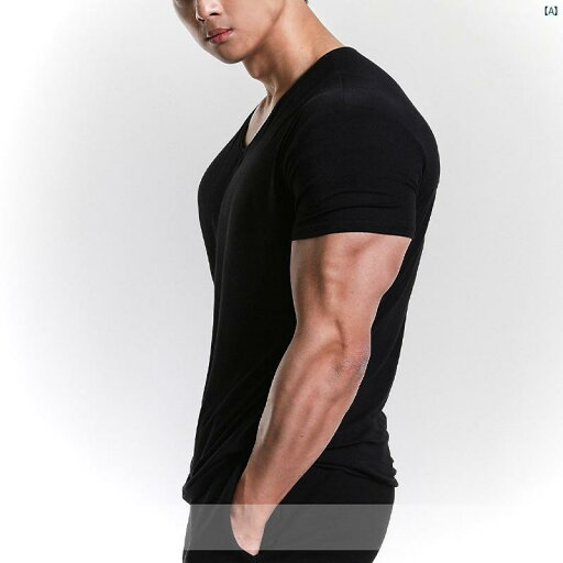 メンズ トレーニング トレーニングファッション 韓国 Vネック スポーツ Tシャツ 男性用 たり 通気性 速乾 半袖 伸縮性 夏 カジュアル 無地 トレーニング フィットネス トップス メンズ トレーニング トレーニングファッション 韓国 Vネック スポーツ Tシャツ 男性用 たり 通気性 速乾 半袖 伸縮性 夏 カジュアル 無地 トレーニング フィットネス トップス