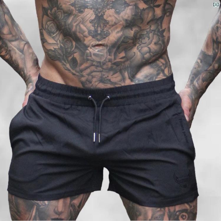 メンズ　トレーニング　トレーニングファッション スポーツ パンツ 速乾 ショーツ 耐久性 ランニング バスケットボール スリーポイント マッスル メンズ ブラザーズ ビーチ トレーニング フィットネス