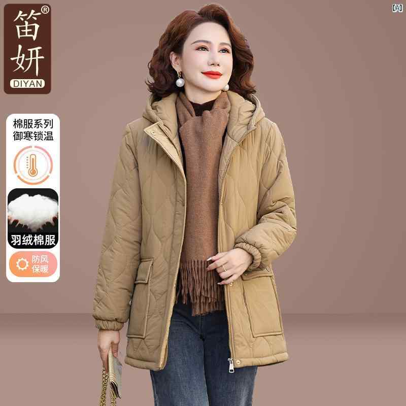 お母さん 秋冬 キルティングジャケット 50代 代 レディース 軽量 ダウン ジャケット