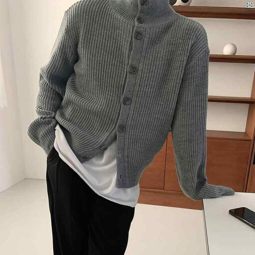 メンズ ファッション 韓国ファッション オシャレ 韓国 男性用 グレー ニットカーディガン 韓国 クリーン フィット メンズ セーター メンズ ファッション 韓国ファッション オシャレ 韓国 男性用 グレー ニットカーディガン 韓国 クリーン フィット メンズ セーター