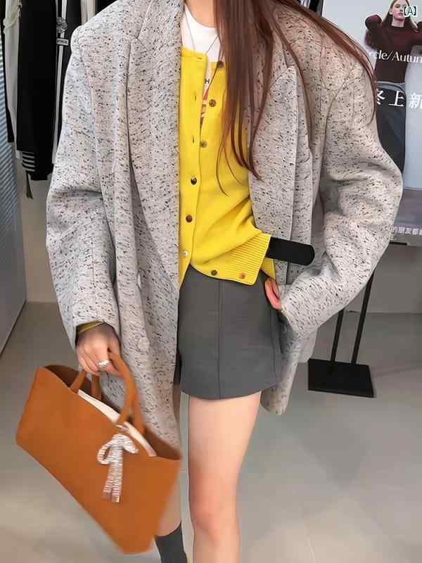 ハイエンド ストリート レベル レディース スーツ ジャケット 秋冬 韓国 スリム トップ