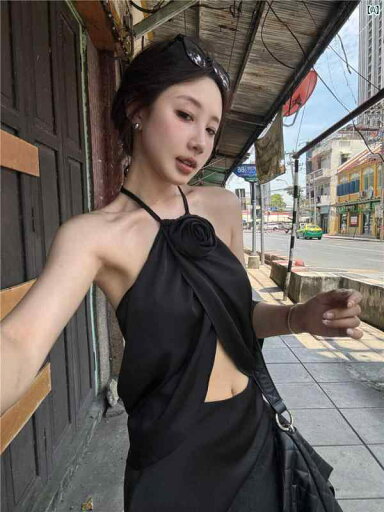 レディース ファッション オシャレ ハイエンド 美 意識 個性的 シック スーツ 立体 花柄 ホルターネック ベスト ハイウエスト スリム スカート 2点セット レディース ファッション オシャレ ハイエンド 美 意識 個性的 シック スーツ 立体 花柄 ホルターネック ベスト ハイウエスト スリム スカート 2点セット