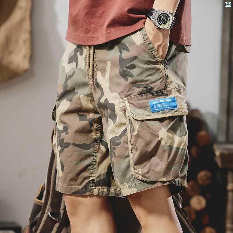 迷彩 オーバー オール メンズ 夏 マルチ ポケット アウトドア ハイキング 登山 パンツ カジュアル スポーツ