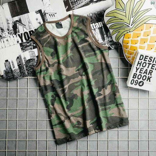 夏 メンズ ラウンドネック カジュアル 迷彩 半袖 ベスト Tシャツ カップル ノースリーブベスト アンダー シャツ 夏 メンズ ラウンドネック カジュアル 迷彩 半袖 ベスト Tシャツ カップル ノースリーブベスト アンダー シャツ