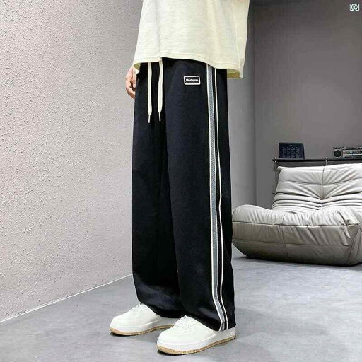 ティーンエイジャー ストレート カジュアル パンツ メンズ 春秋 たり ワイド レッグ アメリカン ボーイズ スポーツ ティーンエイジャー ストレート カジュアル パンツ メンズ 春秋 たり ワイド レッグ アメリカン ボーイズ スポーツ