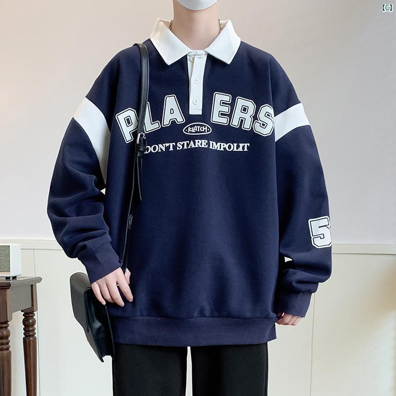 春秋用 長袖 トレーナー 12歳 男子 中学生 13歳 子供用 ポロシャツ 14歳 男前 メンズトップス 15枚