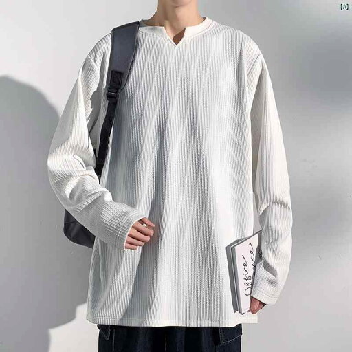 メンズ ファッション オシャレ 海外風 プリーツ エンボス Vネック Tシャツ メンズ 春服 プラス 大きめ サイズ歳 長袖 トップス シャツ メンズ ファッション オシャレ 海外風 プリーツ エンボス Vネック Tシャツ メンズ 春服 プラス 大きめ サイズ歳 長袖 トップス シャツ