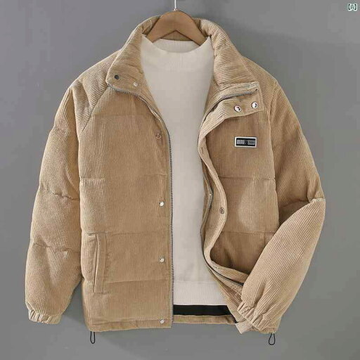 メンズ ファッション 韓国ファッション オシャレ 韓国 メンズ 冬服 コーデュロイ ダウン ジャケット 冬 ショート カジュアル 厚手 暖かい ダック メンズ ファッション 韓国ファッション オシャレ 韓国 メンズ 冬服 コーデュロイ ダウン ジャケット 冬 ショート カジュアル 厚手 暖かい ダック
