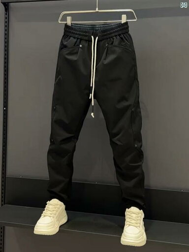 メンズ ファッション オシャレ 韓国 韓国 スプライシング メンズ オーバー オール 秋冬 無地 レギンス カジュアル パンツ メンズ ファッション オシャレ 韓国 韓国 スプライシング メンズ オーバー オール 秋冬 無地 レギンス カジュアル パンツ