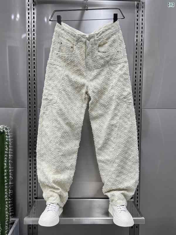 メンズ　ファッション　オシャレ　韓国 シミター カジュアル パンツ 秋冬 ジャガード ワイド レッグ オーバー オール