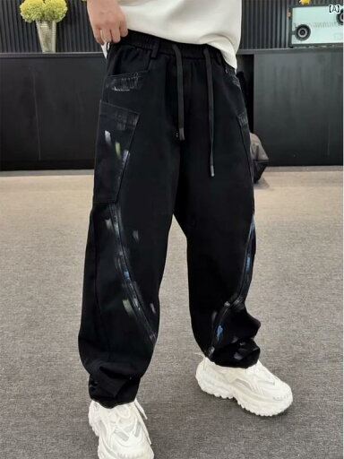メンズ ファッション オシャレ 韓国 秋冬 シミター オーバー オール メンズ ストレート ワイド レッグ パンツ アメリカン ストリート グラフィティ カジュアル メンズ ファッション オシャレ 韓国 秋冬 シミター オーバー オール メンズ ストレート ワイド レッグ パンツ アメリカン ストリート グラフィティ カジュアル