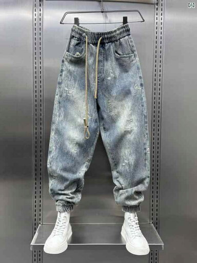 メンズ ファッション オシャレ 韓国 秋冬 レトロ ウォッシュ 傷 ジーンズ メンズ レッグ パンツ ファッション カジュアル メンズ ファッション オシャレ 韓国 秋冬 レトロ ウォッシュ 傷 ジーンズ メンズ レッグ パンツ ファッション カジュアル