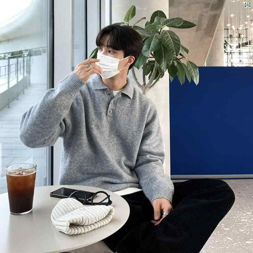 メンズ ファッション 韓国ファッション オシャレ 海外風 春秋 ハイエンド セーター メンズ 和風 カジュアル ポロ イン ジャケット メンズ ファッション 韓国ファッション オシャレ 海外風 春秋 ハイエンド セーター メンズ 和風 カジュアル ポロ イン ジャケット
