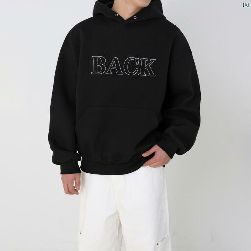メンズ ファッション 韓国ファッション オシャレ 海外風 ブラック フード付き 厚手 スウェットシャツ メンズ 秋 韓国 カジュアル アメリカン パーカー レター ジャケット メンズ ファッション 韓国ファッション オシャレ 海外風 ブラック フード付き 厚手 スウェットシャツ メンズ 秋 韓国 カジュアル アメリカン パーカー レター ジャケット