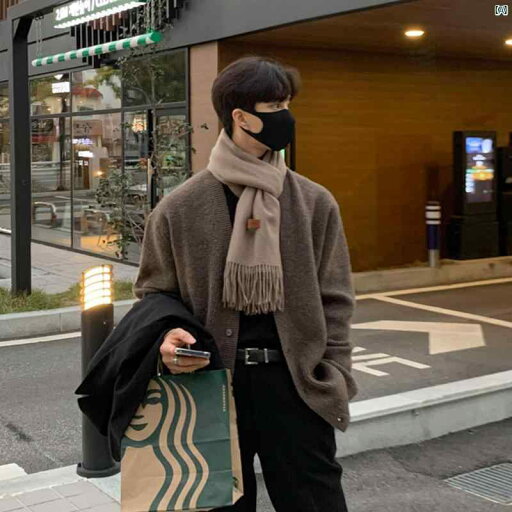 メンズ ファッション 韓国ファッション オシャレ 海外風 カーディガン セーター メンズ 秋 イン レトロ カジュアル ジャケット メンズ ファッション 韓国ファッション オシャレ 海外風 カーディガン セーター メンズ 秋 イン レトロ カジュアル ジャケット