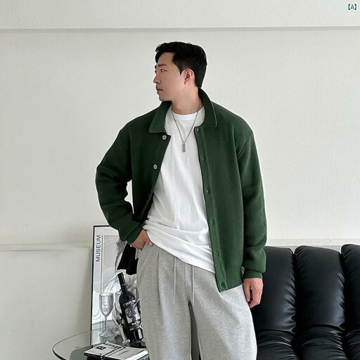 メンズ ファッション 韓国ファッション オシャレ 海外風 ミリタリーグリーン セーター カーディガン 男性用 初秋 韓国 新 カジュアル ライト大歳 ジャケット メンズ ファッション 韓国ファッション オシャレ 海外風 ミリタリーグリーン セーター カーディガン 男性用 初秋 韓国 新 カジュアル ライト大歳 ジャケット