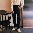 メンズ ファッション 韓国ファッション オシャレ 海外風 韓国 ドレープ パンツ メンズ 背 高く ストレート ハイエンド 春秋 ワイド レッグ カジュアル