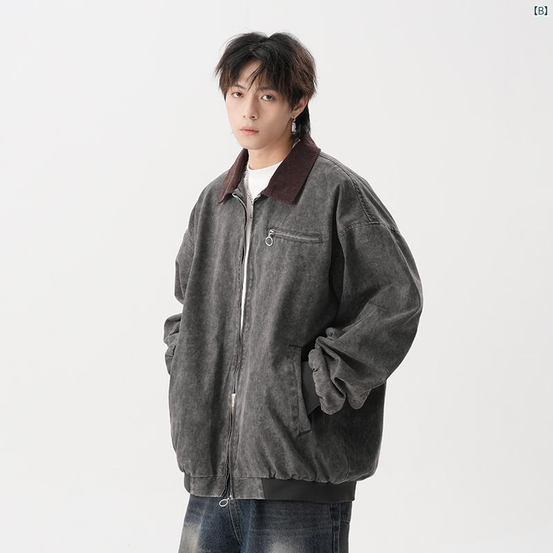 メンズ ファッション 韓国ファッション オシャレ 韓国 Maiteyou ジャケット メンズ 秋冬 高級 スエード メンズジャケット