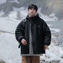 メンズ ファッション 韓国ファッション オシャレ 韓国 Mai Teyou 両面 コットン パッド入り ジャケット 男性 冬 カジュアル 厚手 暖かい ラム ベルベット パッド