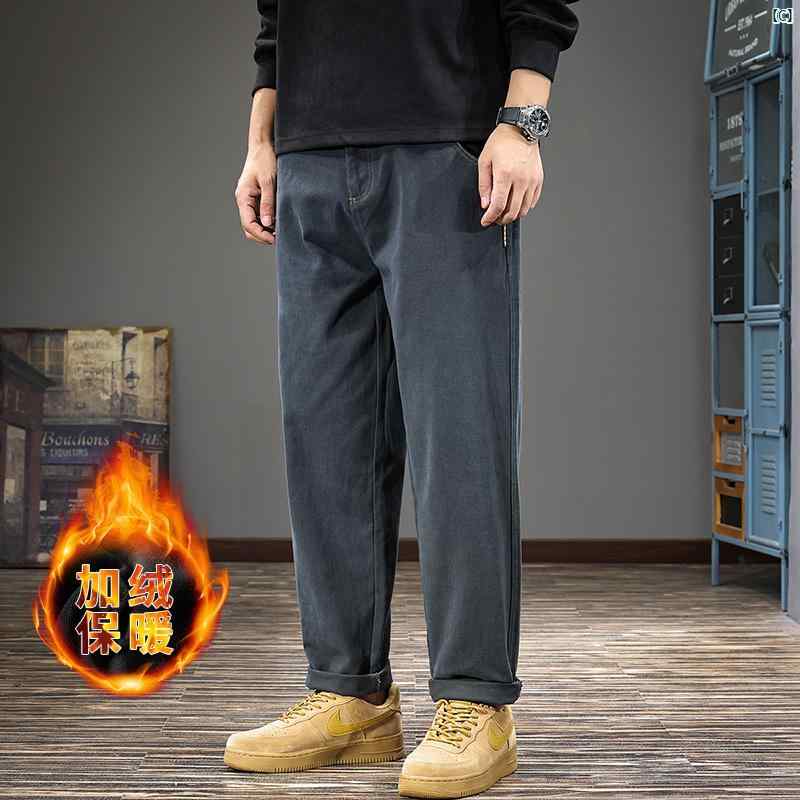 メンズ　男性 ファッション 韓国 オシャレ たり 大歳ストリート 秋 カジュアル オーバー オール アメリカン レトロ コットン 大きいサイズ ストレート パンツ
