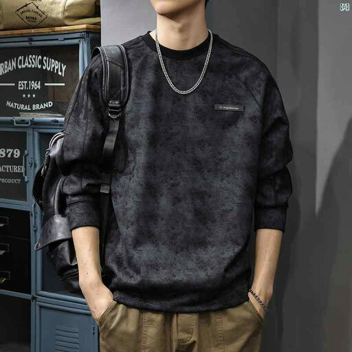 メンズ 男性 ファッション 韓国 オシャレ たり 大歳ストリート 春秋 男性用 厚手 絞り染め ストライプ ラグラン スウェットシャツ アメリカン レトロ 大きいサイズ シャツ メンズ 男性 ファッション 韓国 オシャレ たり 大歳ストリート 春秋 男性用 厚手 絞り染め ストライプ ラグラン スウェットシャツ アメリカン レトロ 大きいサイズ シャツ