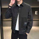メンズ ファッション 韓国ファッション オシャレ カジュアル 男性用 大歳 アメリカン ワークジャケット 春秋 男性用 ハイエンド ファッション カジュアル スポーツ トップ(4)
