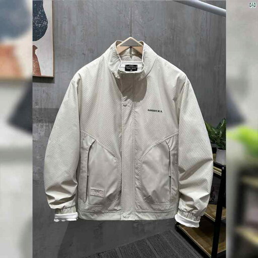 メンズ ファッション 韓国ファッション オシャレ カジュアル 男性用 大歳 マウンテン アウトドア スタンドカラー ジャケット 春秋 韓国 男性 メンズ ファッション 韓国ファッション オシャレ カジュアル 男性用 大歳 マウンテン アウトドア スタンドカラー ジャケット 春秋 韓国 男性