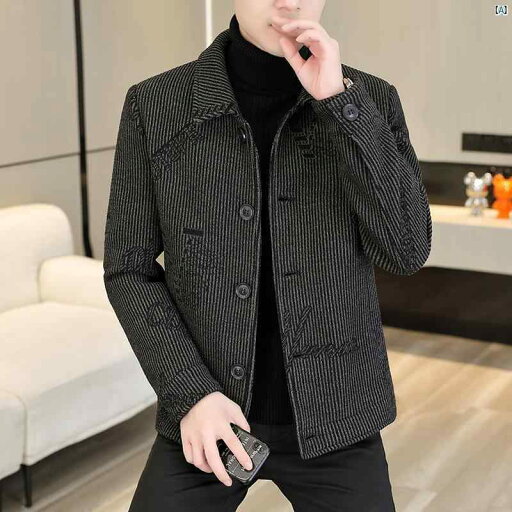メンズ ファッション 韓国ファッション オシャレ カジュアル 男性用 大歳 厚手 ウール コート メンズ 秋冬 ハイエンド ショート 暖かい ジャケット トップ メンズ ファッション 韓国ファッション オシャレ カジュアル 男性用 大歳 厚手 ウール コート メンズ 秋冬 ハイエンド ショート 暖かい ジャケット トップ