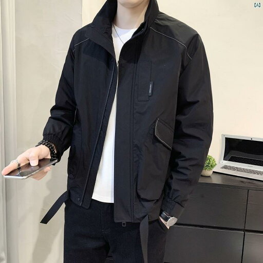 メンズ ファッション 韓国ファッション オシャレ カジュアル 男性用 大歳 秋冬 男性用 スタンドカラー ワークジャケット ハイエンド トップス メンズ ファッション 韓国ファッション オシャレ カジュアル 男性用 大歳 秋冬 男性用 スタンドカラー ワークジャケット ハイエンド トップス