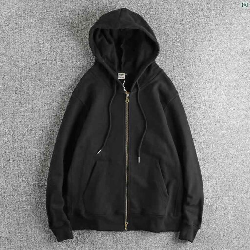 メンズ メンズファッション ファッション 男性用 オシャレ アミ カーキ レトロ 裏起毛 厚手 フード付き スウェットシャツ メンズ 秋冬新 500グラム 生地 カーディガンジャケット メンズ メンズファッション ファッション 男性用 オシャレ アミ カーキ レトロ 裏起毛 厚手 フード付き スウェットシャツ メンズ 秋冬新 500グラム 生地 カーディガンジャケット