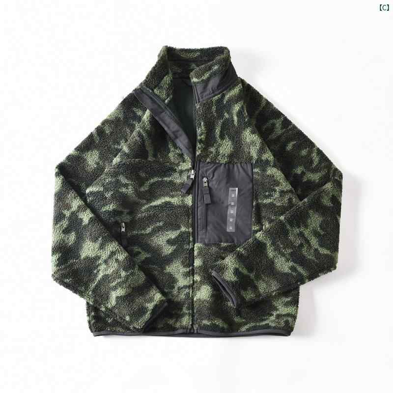 メンズ　男性　メンズファッション　オシャレ　カジュアル ヘビーウェイト 子羊 ベルベット コントラスト ポケット 厚手 カジュアル スタンドカラー ジャケット 男性 春秋 09