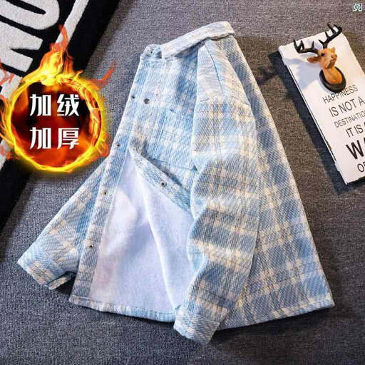 メンズ 男性 メンズファッション オシャレ カジュアル 男性用 チェック柄 ニット 小柄 香り ジャケット 暖かい シャツ 秋冬 ベルベット ワークジャケット メンズ 男性 メンズファッション オシャレ カジュアル 男性用 チェック柄 ニット 小柄 香り ジャケット 暖かい シャツ 秋冬 ベルベット ワークジャケット