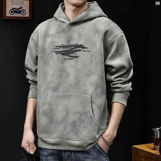 メンズ 男性 メンズファッション オシャレ カジュアル 秋冬 男性用 重い フード付き スウェットシャツ 服 メンズ アメリカン ジャケット プリント 長袖 メンズ 男性 メンズファッション オシャレ カジュアル 秋冬 男性用 重い フード付き スウェットシャツ 服 メンズ アメリカン ジャケット プリント 長袖