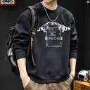 メンズ 男性 メンズファッション オシャレ カジュアル ヘビースウェット シャツ 男性用 春秋 メンズ 大きいサイズメンズ ラウンドネック 服 秋冬 長袖 アメリカン(4)