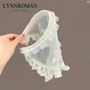 レディース アクセサリー 小物 かわいい 綺麗 ファッション オシャレ LYNNROMAN ヘッド スカーフ レディース 夏 メッシュ レース バンド ハイエンド