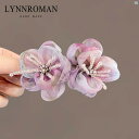 レディース アクセサリー 小物 かわいい 綺麗 ファッション オシャレ LYNNROMAN 高級 フラワー ヘアピン レディース 春 クリップ ヘアピン後頭部(4)