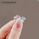 レディース アクセサリー 小物 かわいい 綺麗 ファッション オシャレ LYNNROMAN ハイエンド カラー 愛 クリスタル リング レディース新 ファッション オープン歳 差し 指(4)