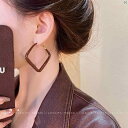 レディース ファッション レディース オシャレ 綺麗 アクセサリー Yadan 風 ドロップ 釉 スクエア イヤリング 新 ホット メイラード ライト 高級