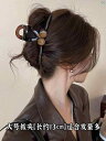 レディース ファッション レディース オシャレ 綺麗 アクセサリー アクリル 大型 グラバー クリップ ハイエンド サメ ヘアピン後頭部 メイラード ヘア キャッチ 秋