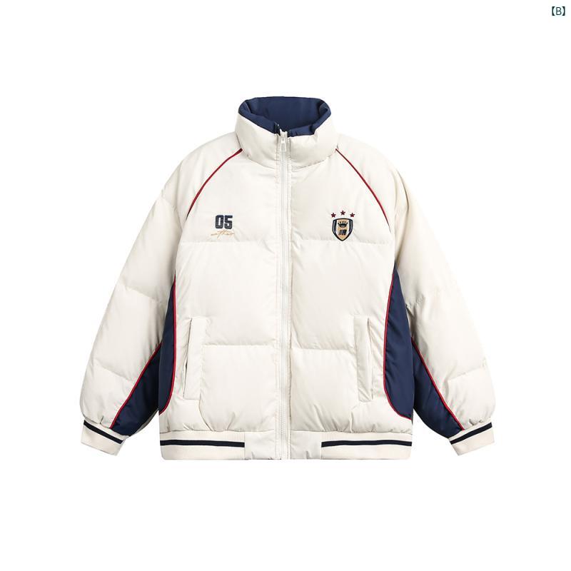 メンズ　ファッション　カジュアル アメリカ ダウン ジャケット 冬 暖かい コットンジャケット ティーンエイジャー スタンドカラー コットンコート カップル