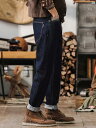 メンズ カジュアル 男性 オシャレ 反応 染め 色 落ち しい ジーンズ メンズ ストレート クラシック デニム カラー ウォッシュ 加工 シンプル メンズカジュアル パンツ(4)