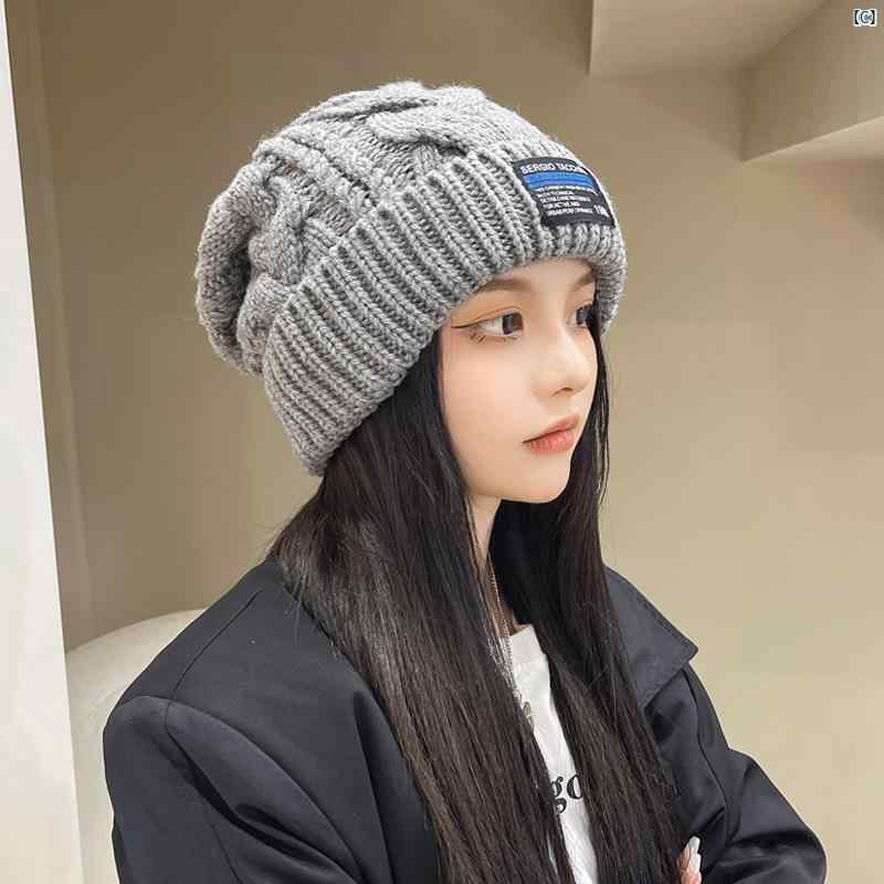 ファッション　ファッション小物　小物　オシャレ 秋冬 レディース 大きい 頭囲 ウール 帽子 たり 暖かい 冷たい 山 顔 小柄 ニット 耳保護