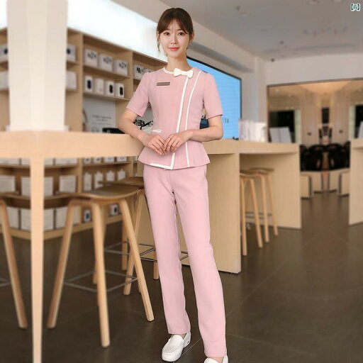 レディース チュニック オシャレ 仕事着 かわいい サロン マッサージ フットマッサージ 技師 服 フィットネスクラブ サウナ SPA ホテル フロント セット 2点セット レディース チュニック オシャレ 仕事着 かわいい サロン マッサージ フットマッサージ 技師 服 フィットネスクラブ サウナ SPA ホテル フロント セット 2点セット
