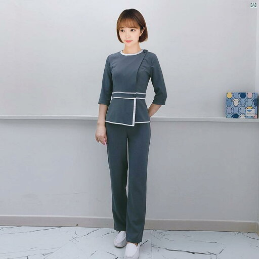 レディース チュニック オシャレ 仕事着 かわいい 春秋新 美容師 作業着 レディース ペディキュア フットバス ヘルスセンター 皮膚 管理 袖 レディース チュニック オシャレ 仕事着 かわいい 春秋新 美容師 作業着 レディース ペディキュア フットバス ヘルスセンター 皮膚 管理 袖