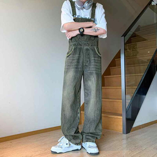 メンズ ファッション 男性 オシャレ カジュアル レトロ デニムオーバーオール メンズ 夏 アメリカン イン ワイド レッグ パンツ ストレート オーバー オール ジャンプ スーツ メンズ ファッション 男性 オシャレ カジュアル レトロ デニムオーバーオール メンズ 夏 アメリカン イン ワイド レッグ パンツ ストレート オーバー オール ジャンプ スーツ